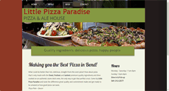 Desktop Screenshot of littlepizzaparadise.com